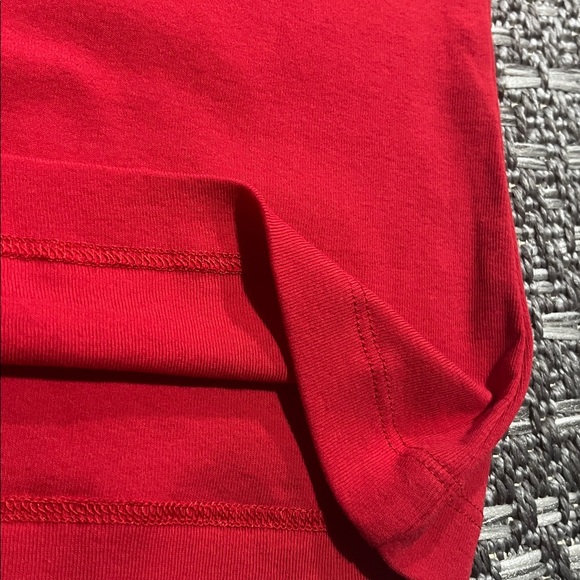 Rosetta Getty | Quarter Sleeve Red Shirt - Picture 11 of 11